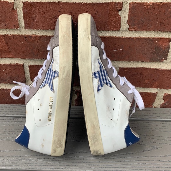 Golden Goose Superstar Gingham Star Sneaker, 39 - Picture 8 of 16